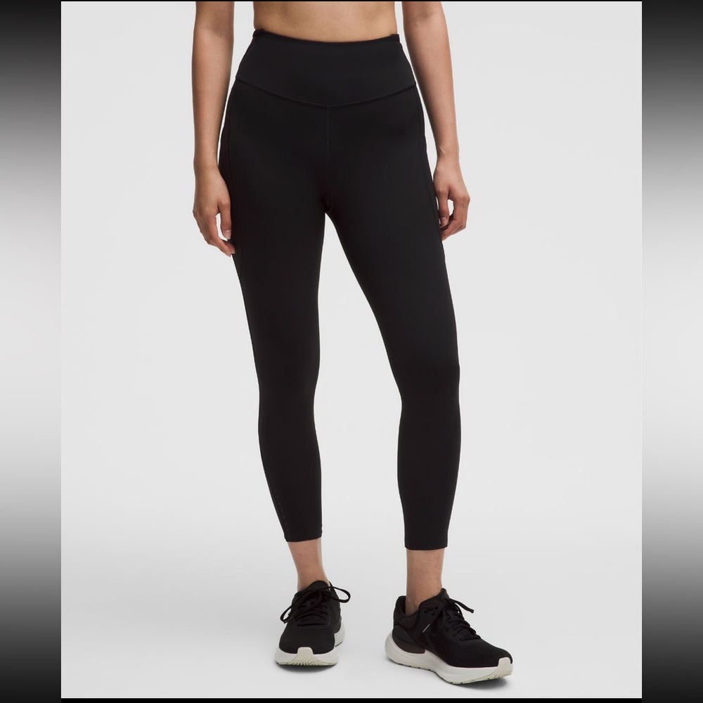 Lululemon Fast and Free High Rise Tight 25” Black Size 16